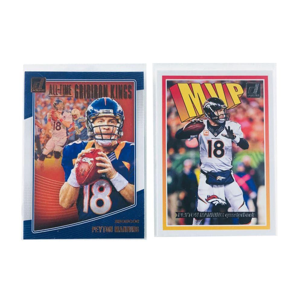 Panini Cards Peyton Manning Denver Broncos Panini Donruss NFL 2 Card Insert Set