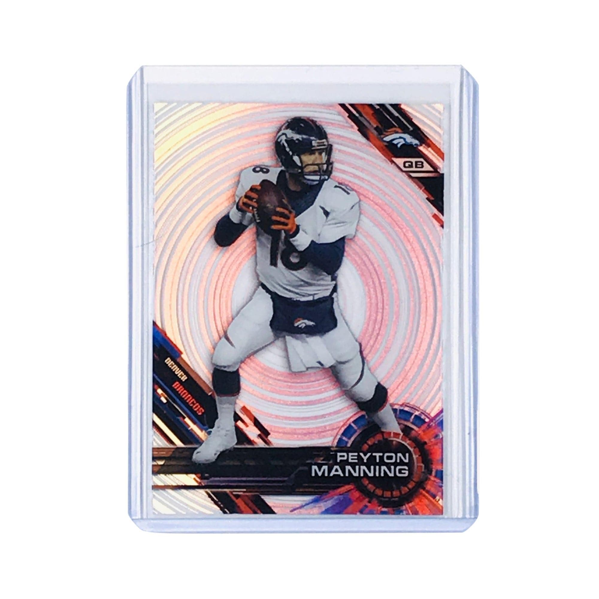 Panini Cards Peyton Manning Denver Broncos Topps NFL High Tek Spiral Insert Card