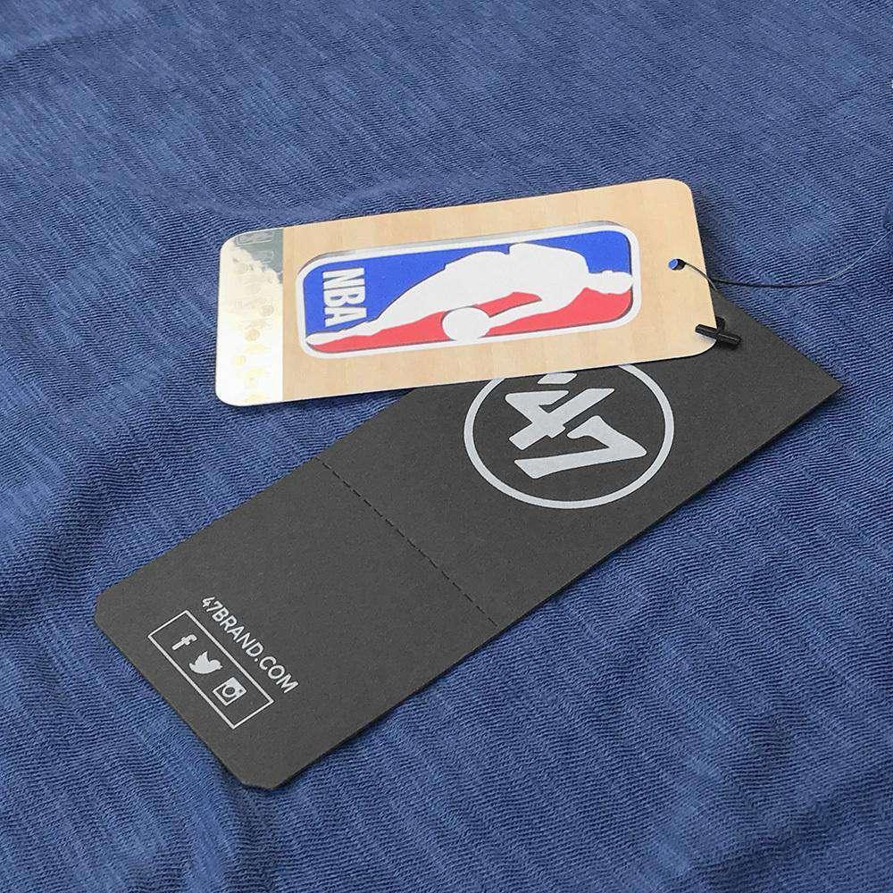 47 Brand T-Shirts L Philadelphia 76ers '47 NBA Scrum Wordmark T-Shirt - Blue