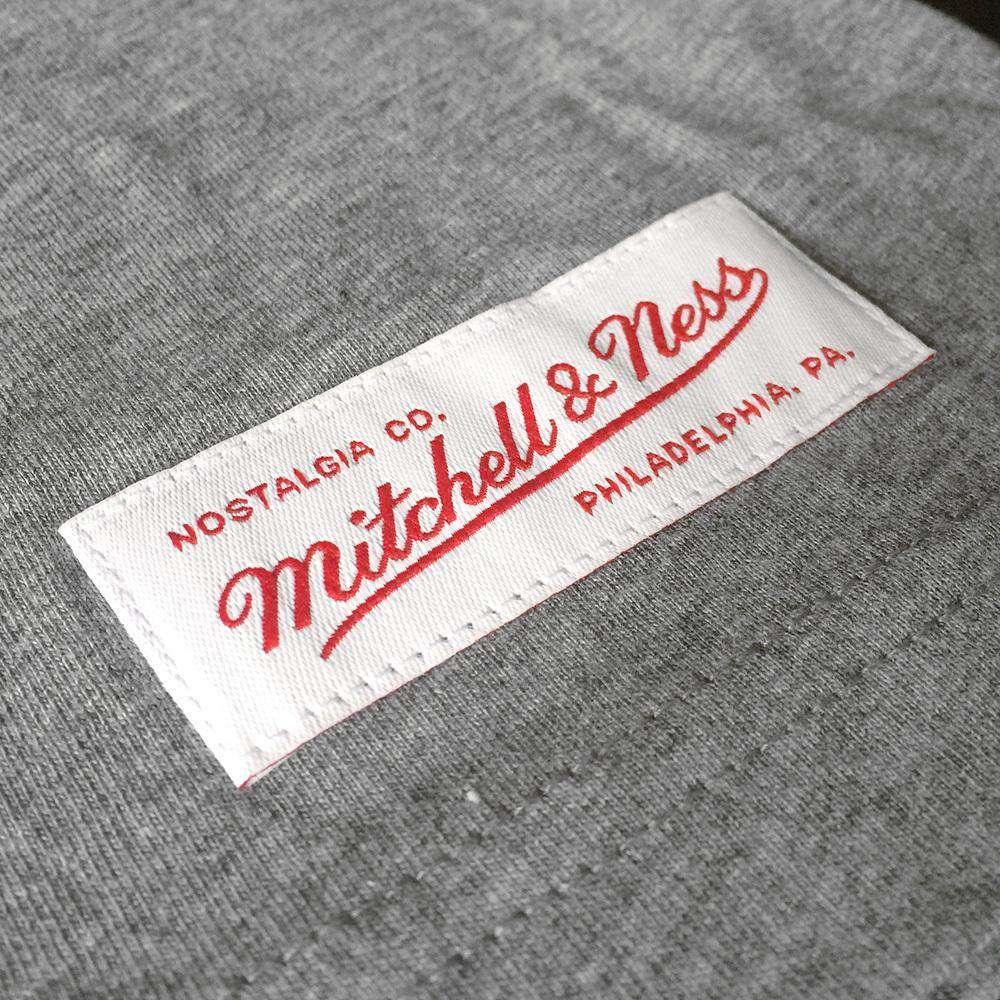 Mitchell And Ness T-Shirts Philadelphia 76ers Mitchell & Ness NBA Full Circle T-Shirt - Grey Marle