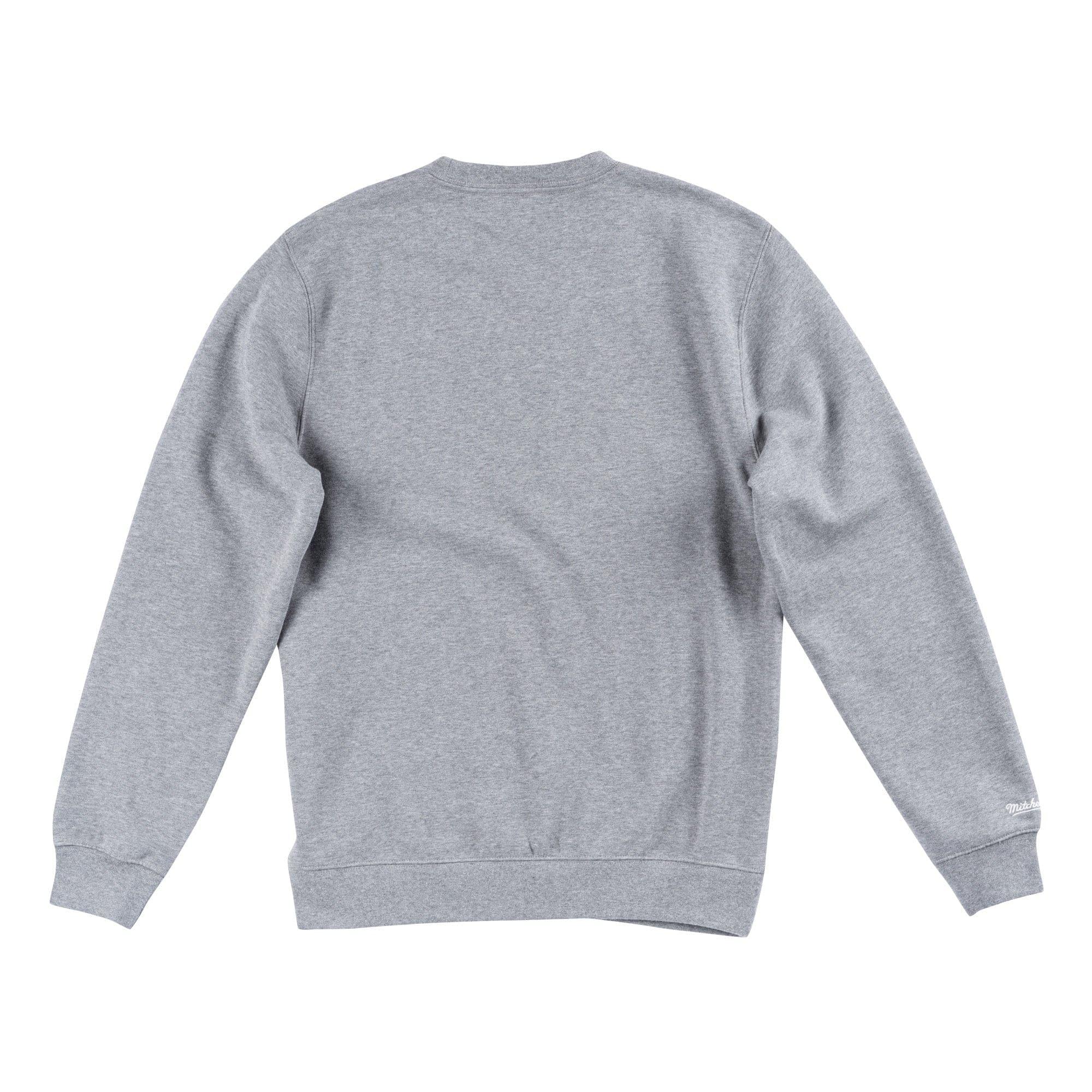 Mitchell And Ness Jumpers Philadelphia 76ers Mitchell & Ness NBA HWC Logo Crew Jumper - Grey