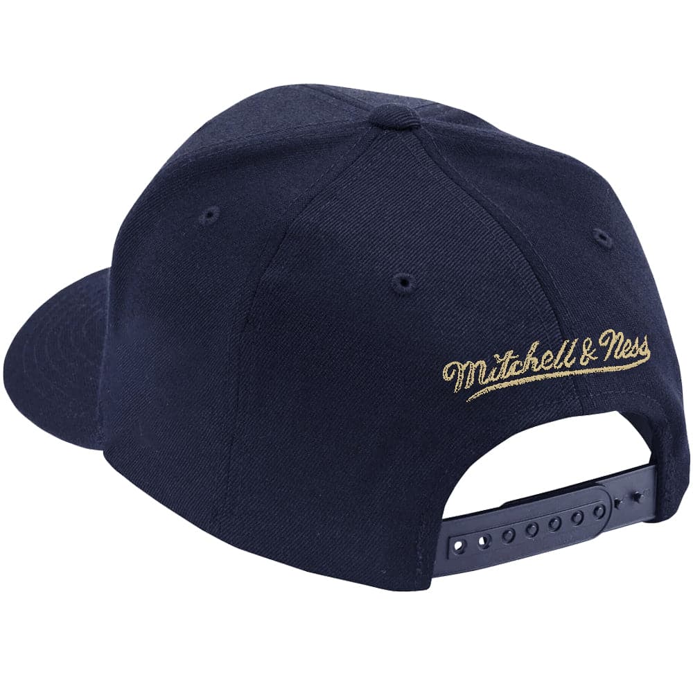 Mitchell And Ness Caps Philadelphia 76ers Mitchell & Ness NBA Salute Classic Red Snapback Hat - Navy