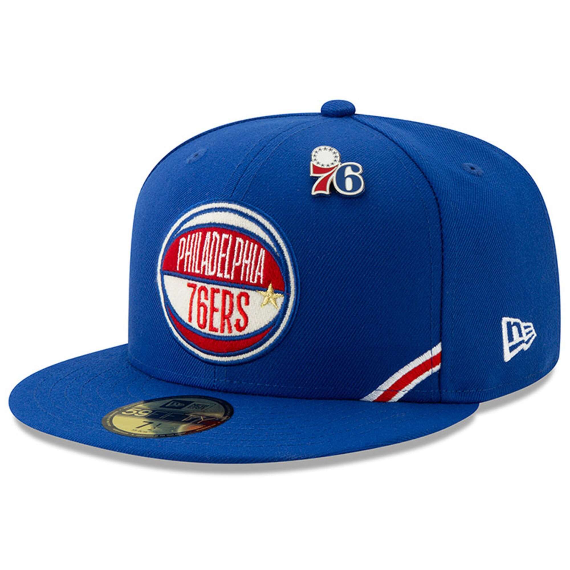 New Era Caps Philadelphia 76ers New Era 2019 NBA Draft 59FIFTY Fitted Hat - Blue