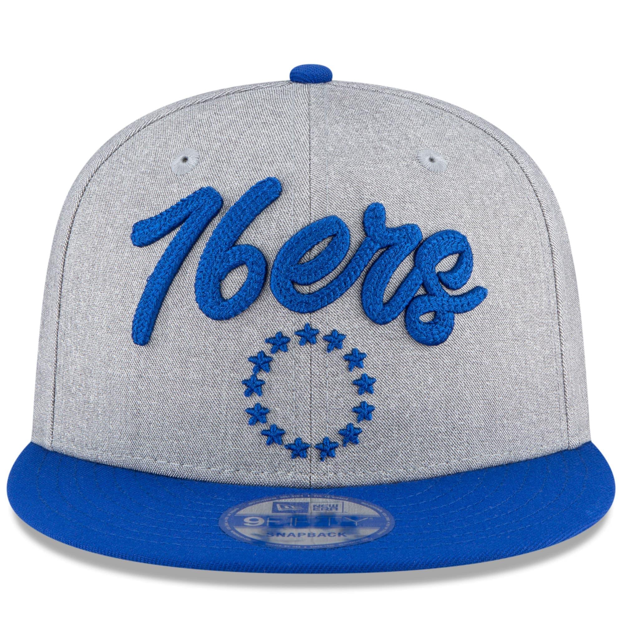 New Era Caps Philadelphia 76ers New Era 2020 NBA Draft 9FIFTY Snapback Hat - Heather Grey