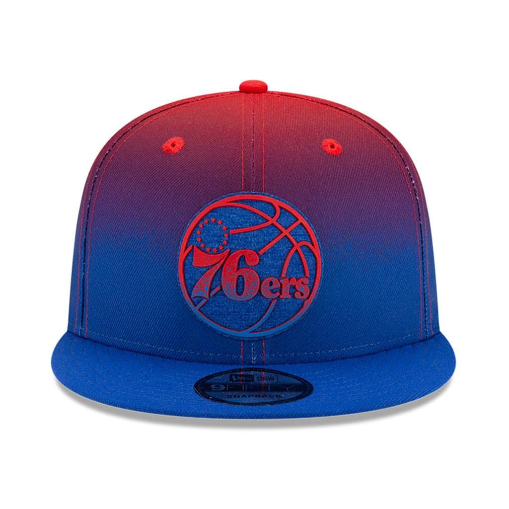 New Era Caps Philadelphia 76ers New Era NBA 2021 Back Half 9FIFTY Snapback Hat - Red