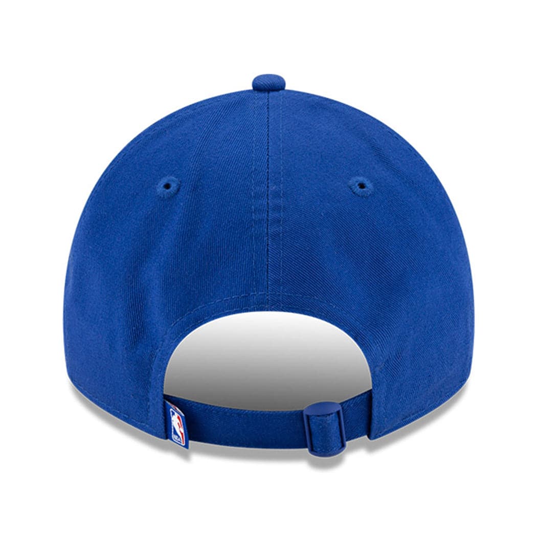 New Era Caps Philadelphia 76ers New Era NBA 2021 Back Half 9TWENTY Curved Hat - Blue