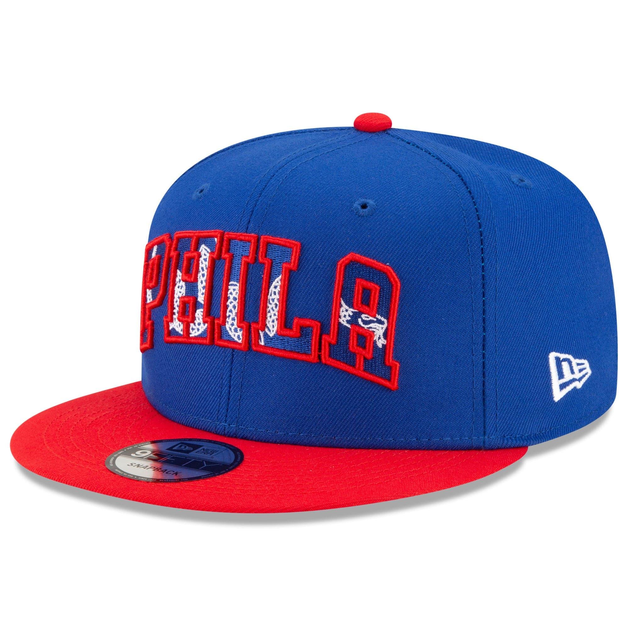New Era Caps Philadelphia 76ers New Era NBA 2021 Draft 9FIFTY Snapback Hat - Blue
