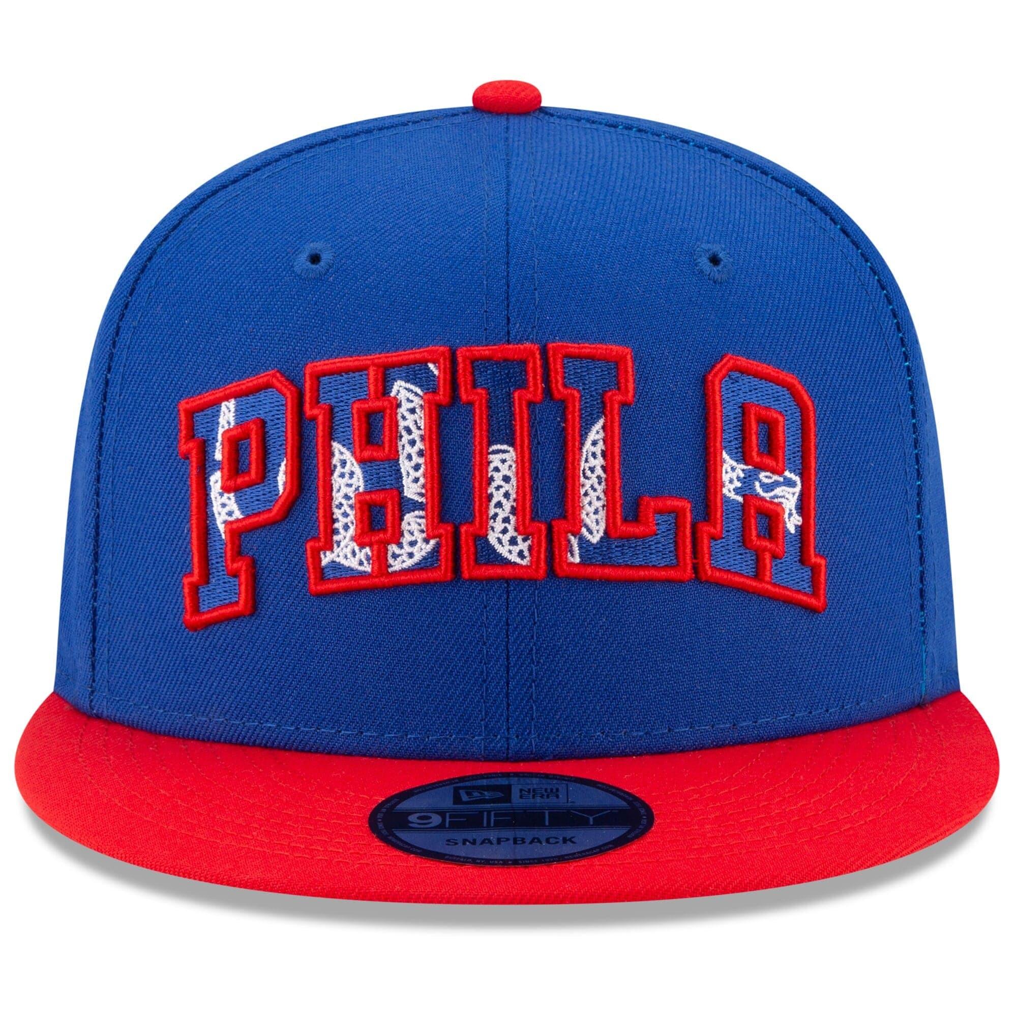New Era Caps Philadelphia 76ers New Era NBA 2021 Draft 9FIFTY Snapback Hat - Blue
