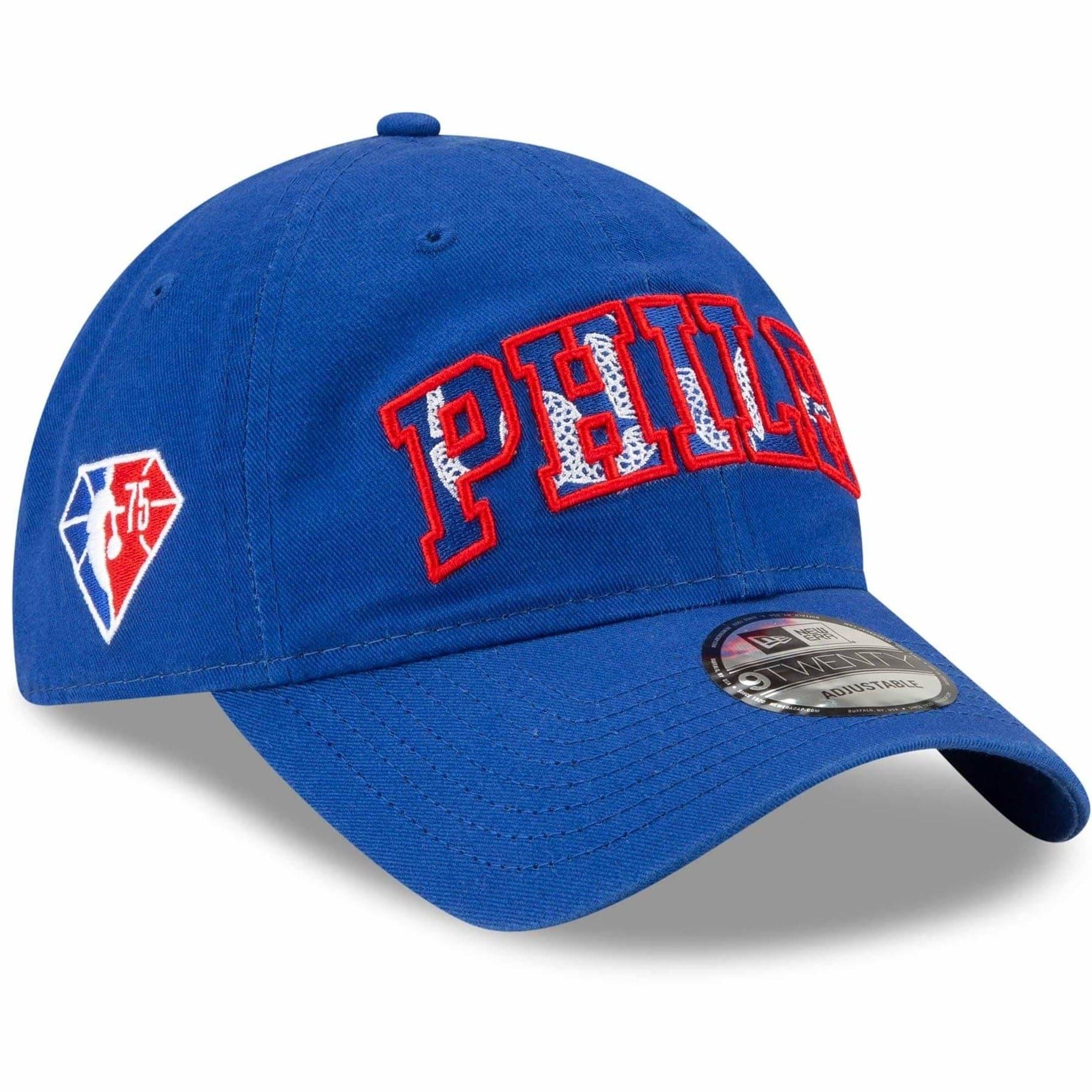 New Era Caps Philadelphia 76ers New Era NBA 2021 Draft 9TWENTY Strapback Hat - Blue