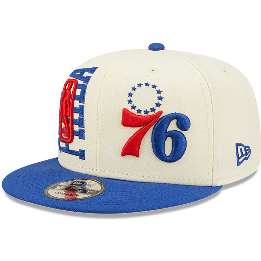 New Era Caps Philadelphia 76ers New Era NBA 2022 Draft 9FIFTY Snapback Hat - Cream