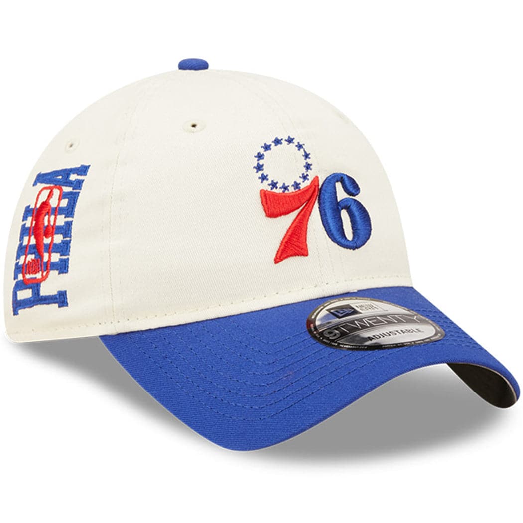 New Era Caps Philadelphia 76ers New Era NBA 2022 Draft 9TWENTY Strapback Hat - Cream