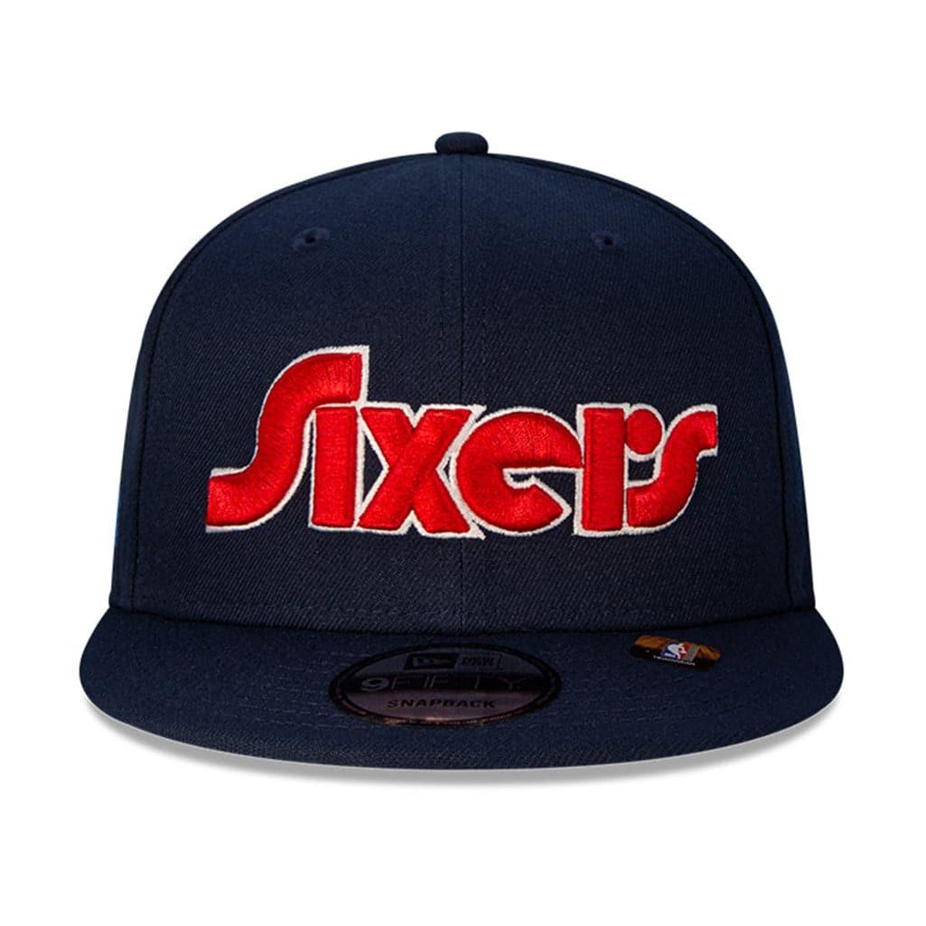 New Era Caps Philadelphia 76ers New Era NBA 21-22 City Edition 9FIFTY Snapback Hat - Navy