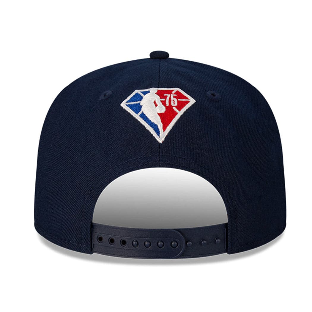 New Era Caps Philadelphia 76ers New Era NBA 21-22 City Edition 9FIFTY Snapback Hat - Navy