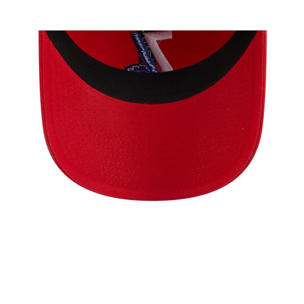 New Era Caps Philadelphia 76ers New Era NBA 22-23 City Edition Alt 9TWENTY Strapback Hat - Red