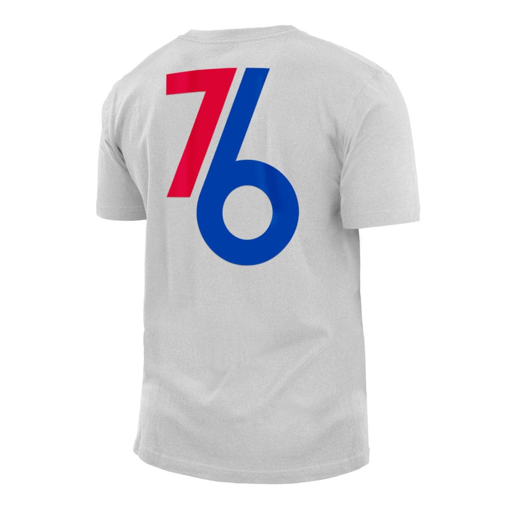 New Era T-Shirts Philadelphia 76ers New Era NBA 22-23 City Edition T-Shirt - White