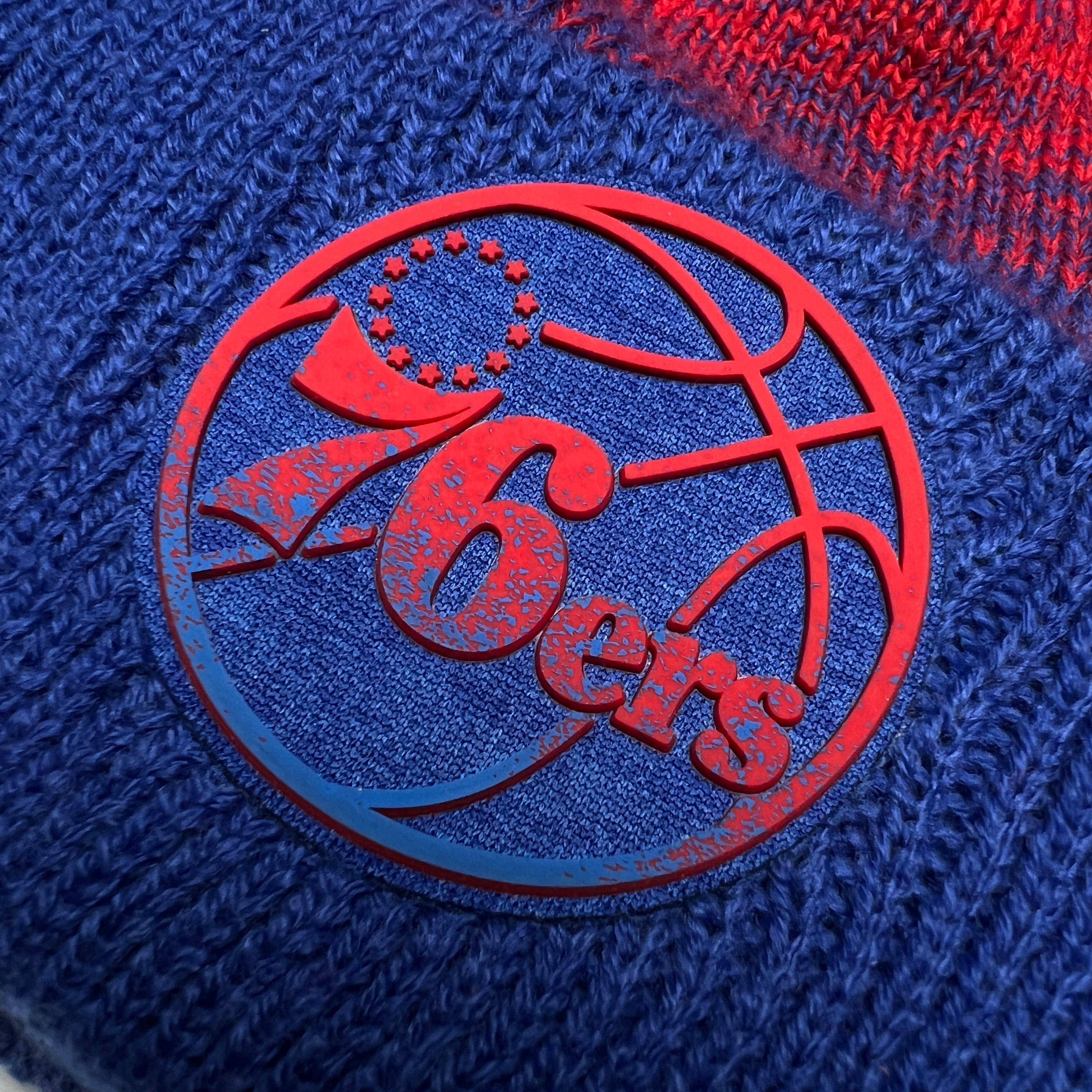 New Era Beanies Philadelphia 76ers New Era NBA Back Half Knit Beanie - Blue