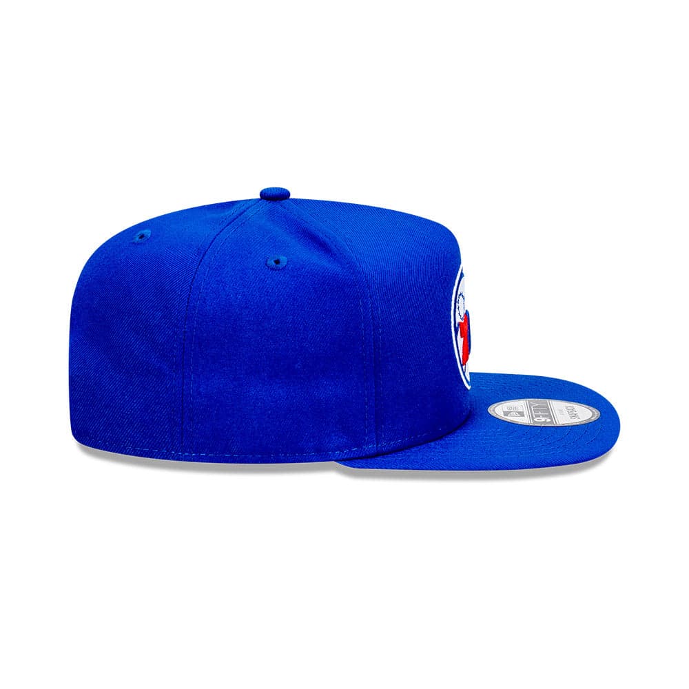 New Era Caps Philadelphia 76ers New Era NBA Team 9FIFTY A-Frame Snapback Hat - Blue