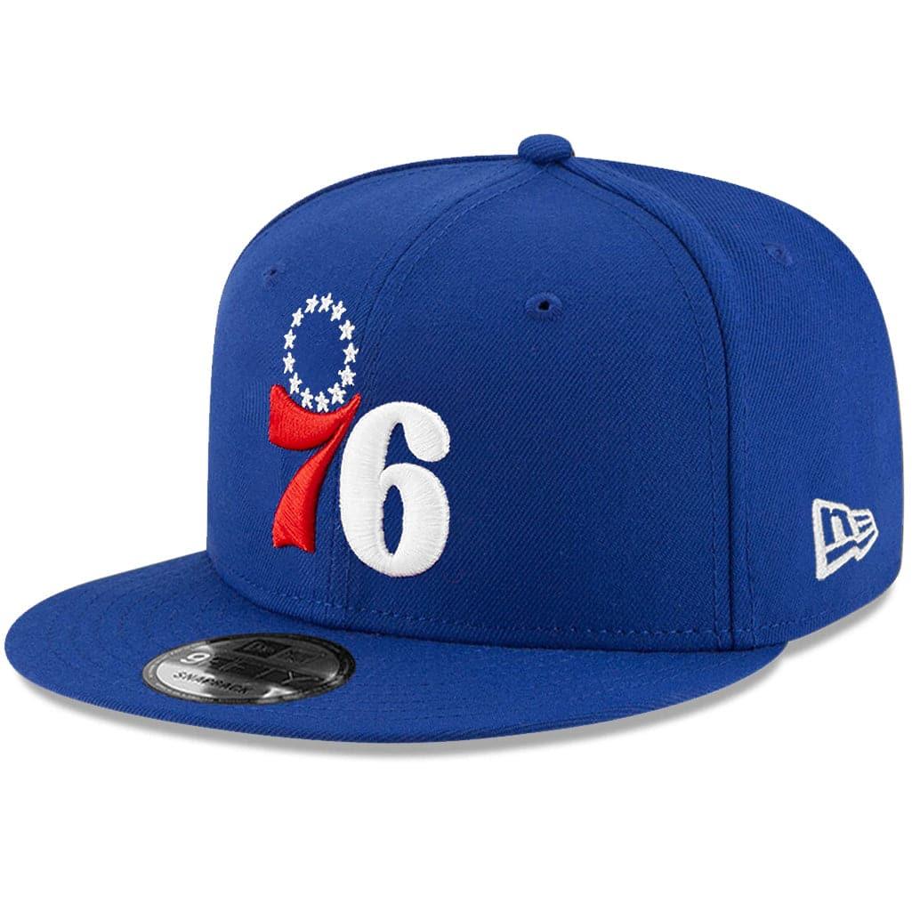 New Era Caps Philadelphia 76ers New Era NBA Team 9FIFTY Snapback Hat - Blue