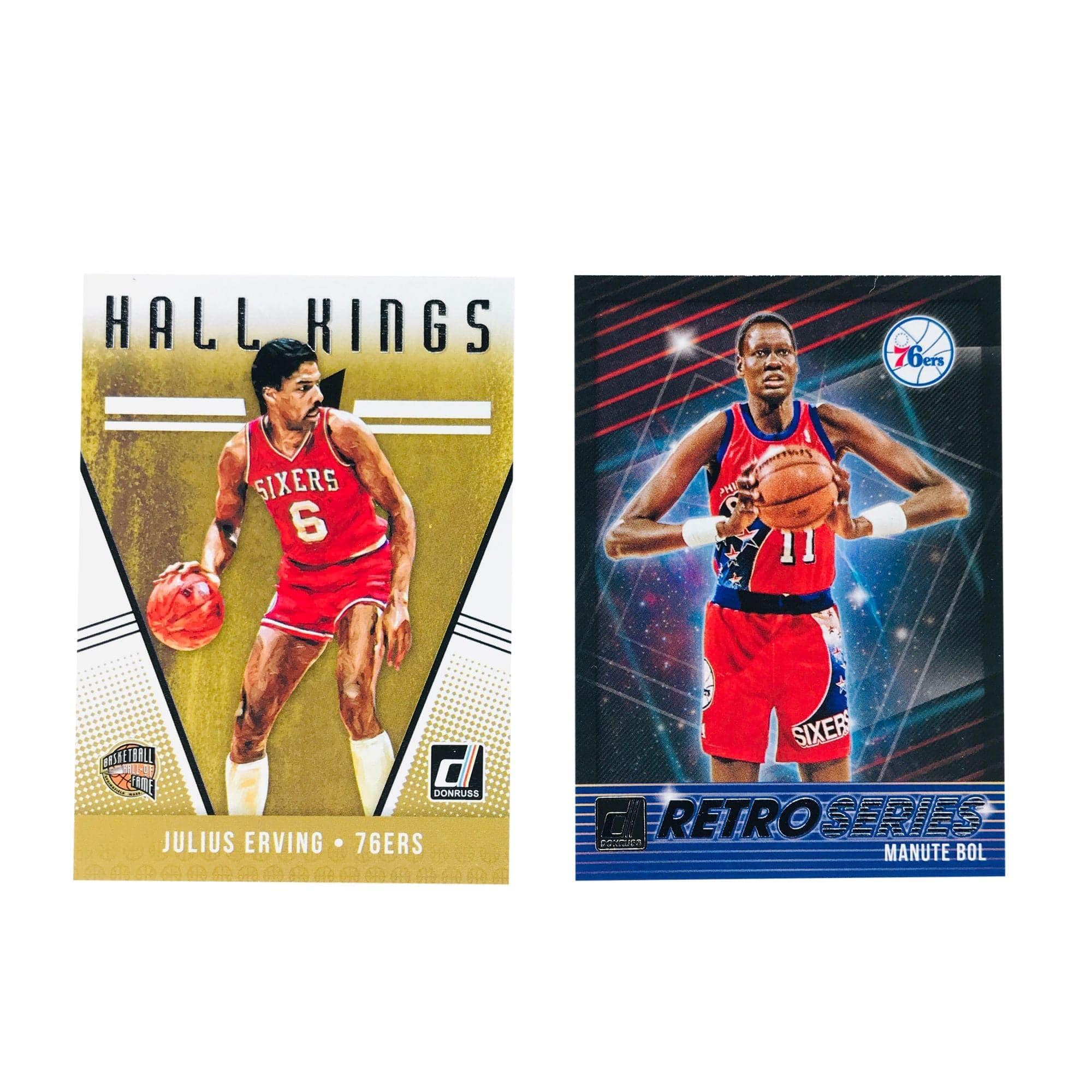 Panini Cards Philadelphia 76ers Panini NBA 2 Retro Legends Card Set