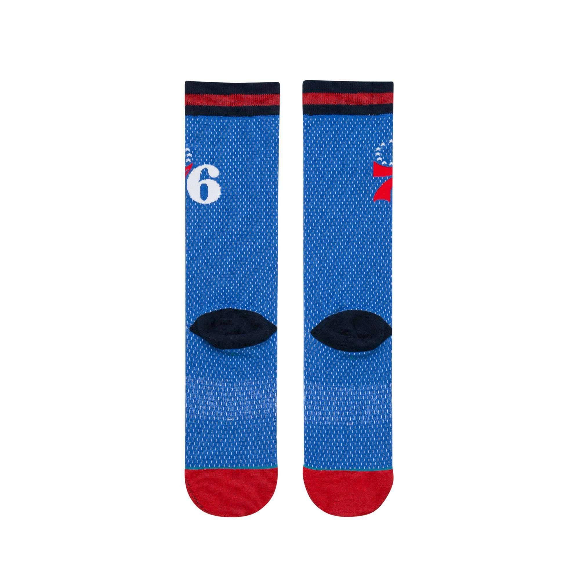 Stance Socks Philadelphia 76ers Stance NBA Jersey Crew Socks - Blue