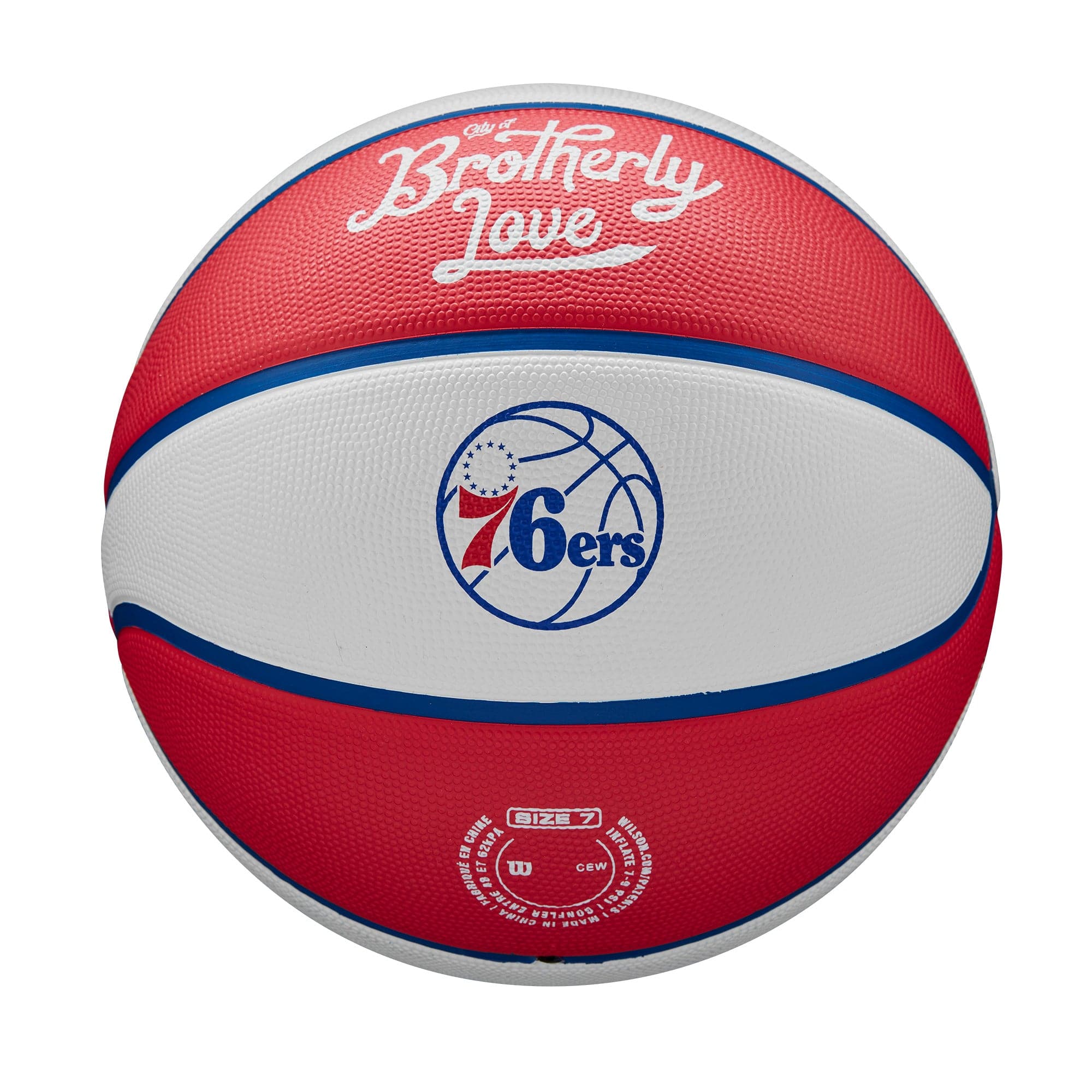 Wilson Sporting Goods Balls Philadelphia 76ers Wilson NBA 22-23 City Edition All Surface Basketball Ball
