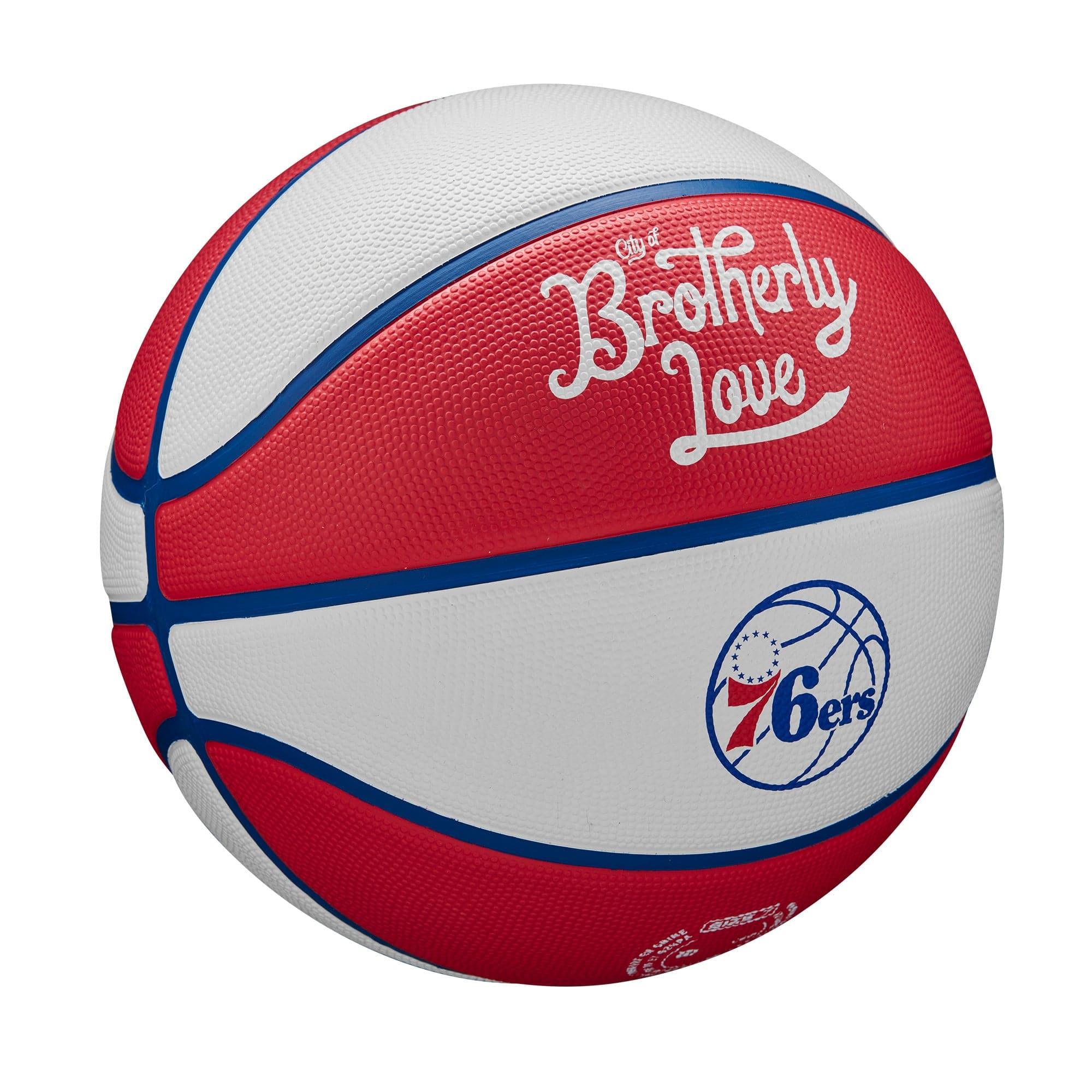 Wilson Sporting Goods Balls Philadelphia 76ers Wilson NBA 22-23 City Edition All Surface Basketball Ball
