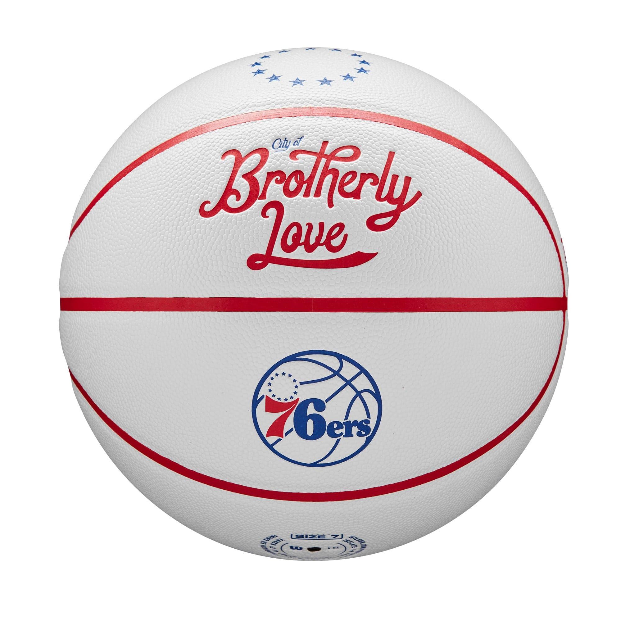 Wilson Sporting Goods Balls Philadelphia 76ers Wilson NBA 22-23 City Edition Collectors Basketball Ball