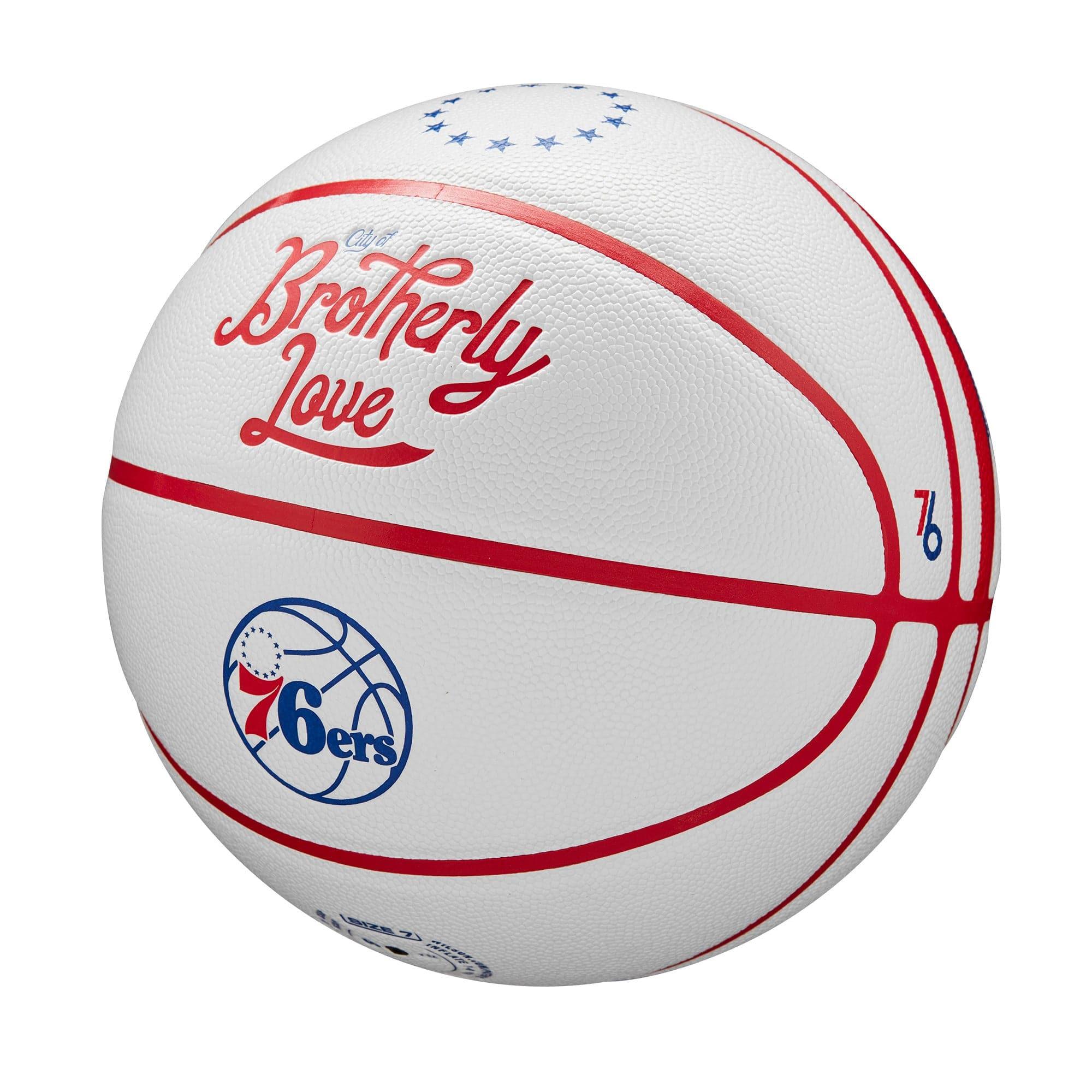 Wilson Sporting Goods Balls Philadelphia 76ers Wilson NBA 22-23 City Edition Collectors Basketball Ball