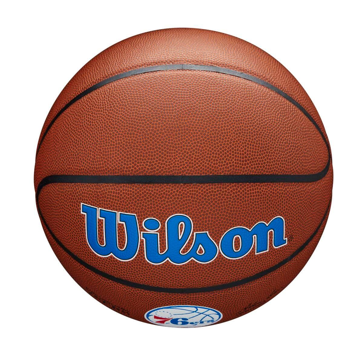 Wilson Sporting Goods Balls Philadelphia 76ers Wilson NBA Team Full Size Basketball Ball