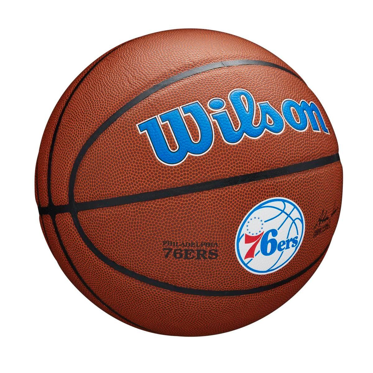 Wilson Sporting Goods Balls Philadelphia 76ers Wilson NBA Team Full Size Basketball Ball