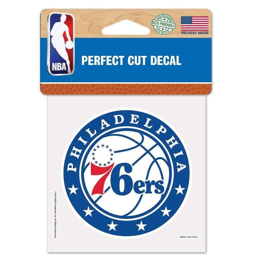 Wincraft Accessories Philadelphia 76ers Wincraft NBA Perfect Cut 4" x 4" Decal