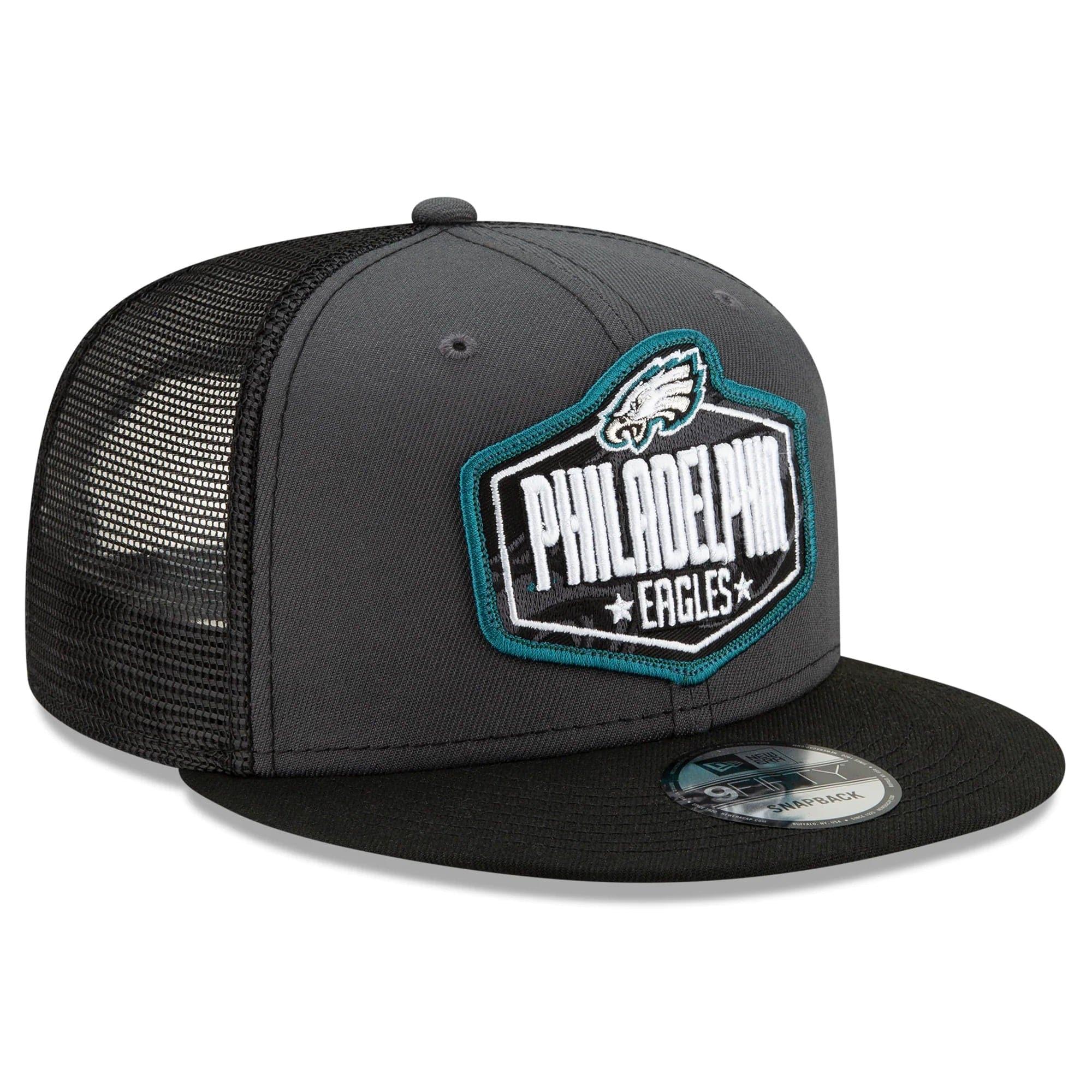 New Era Caps Philadelphia Eagles New Era 2021 NFL Draft 9FIFTY Snapback Hat - Graphite