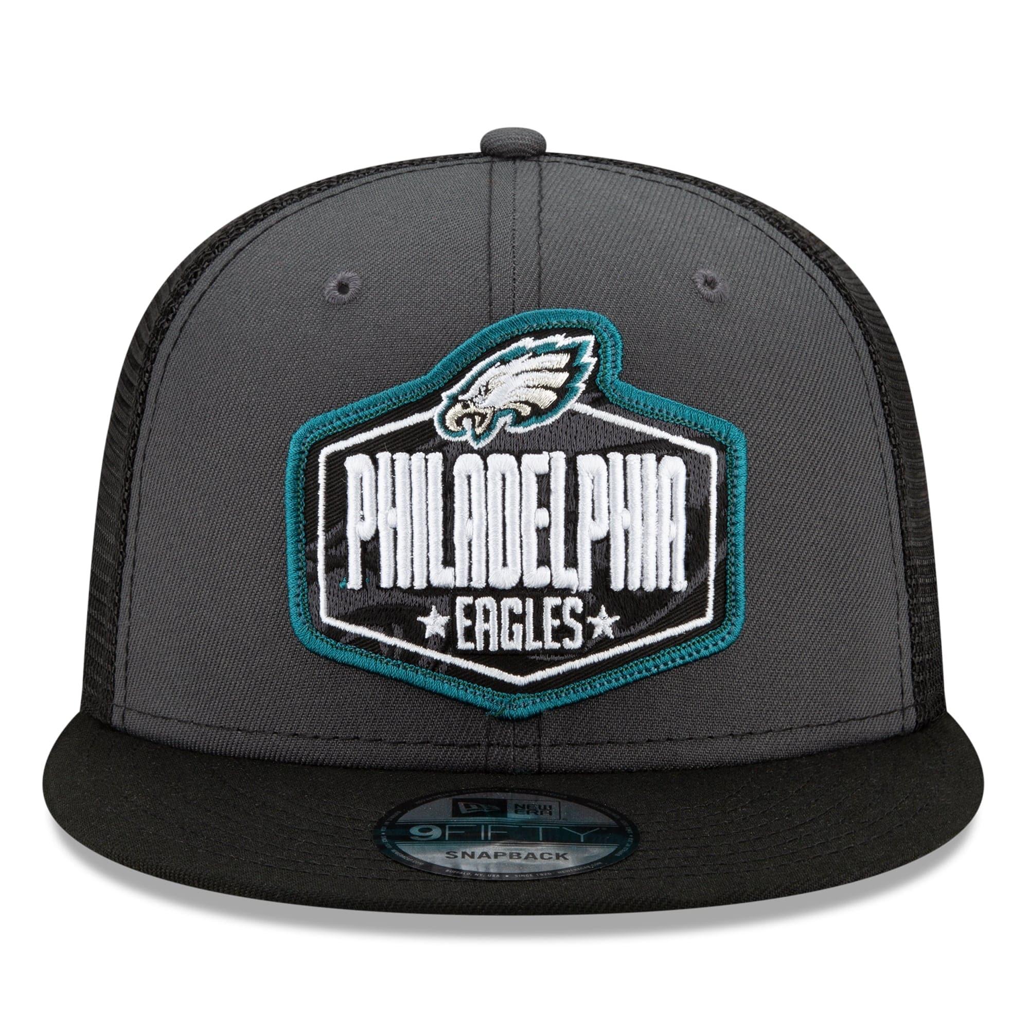 New Era Caps Philadelphia Eagles New Era 2021 NFL Draft 9FIFTY Snapback Hat - Graphite