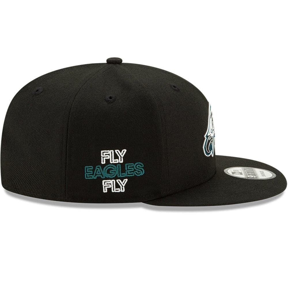 New Era Caps Philadelphia Eagles New Era NFL 2020 Draft 9FIFTY Snapback Hat - Black