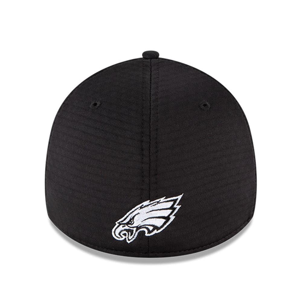 New Era Caps Philadelphia Eagles New Era NFL 2020 Training Camp 39THIRTY Flex Fit Curve Hat - Black