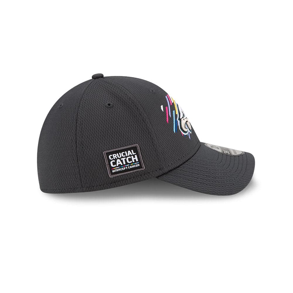 New Era Caps Philadelphia Eagles New Era NFL 2021 Crucial Catch 39THIRTY Flex Fit Hat - Steel