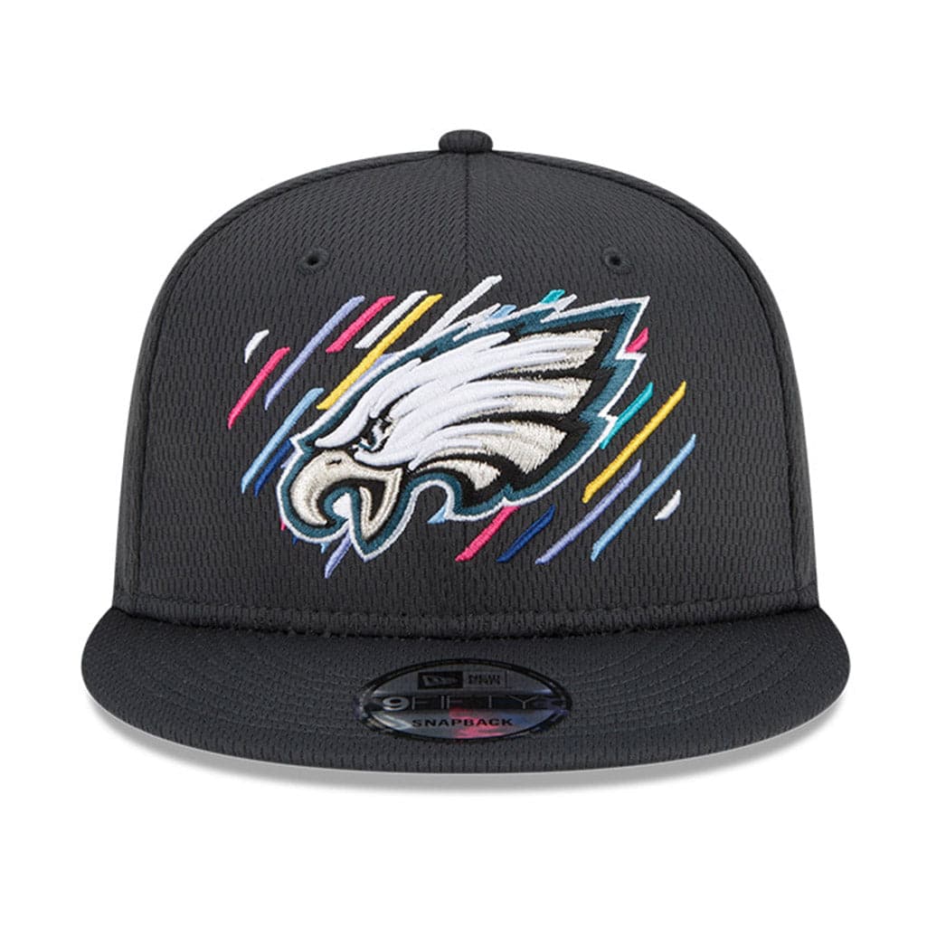 New Era Caps Philadelphia Eagles New Era NFL 2021 Crucial Catch 9FIFTY Snapback Hat - Steel