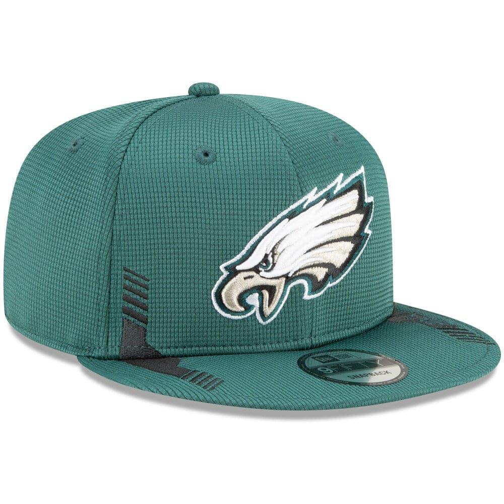 New Era Caps Philadelphia Eagles New Era NFL 2021 Sideline Home 9FIFTY Snapback Hat - Green