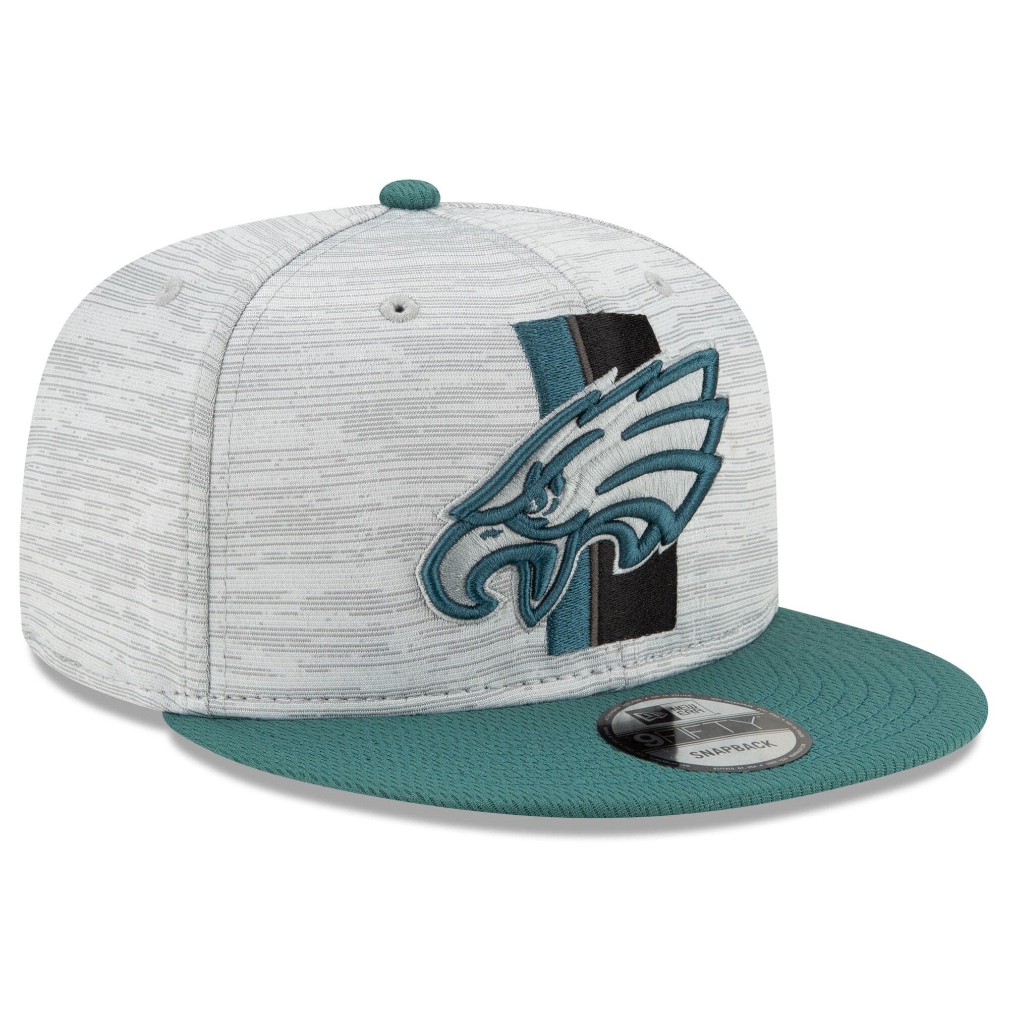 New Era Caps Philadelphia Eagles New Era NFL 2021 Training Camp 9FIFTY Snapback Hat - Grey