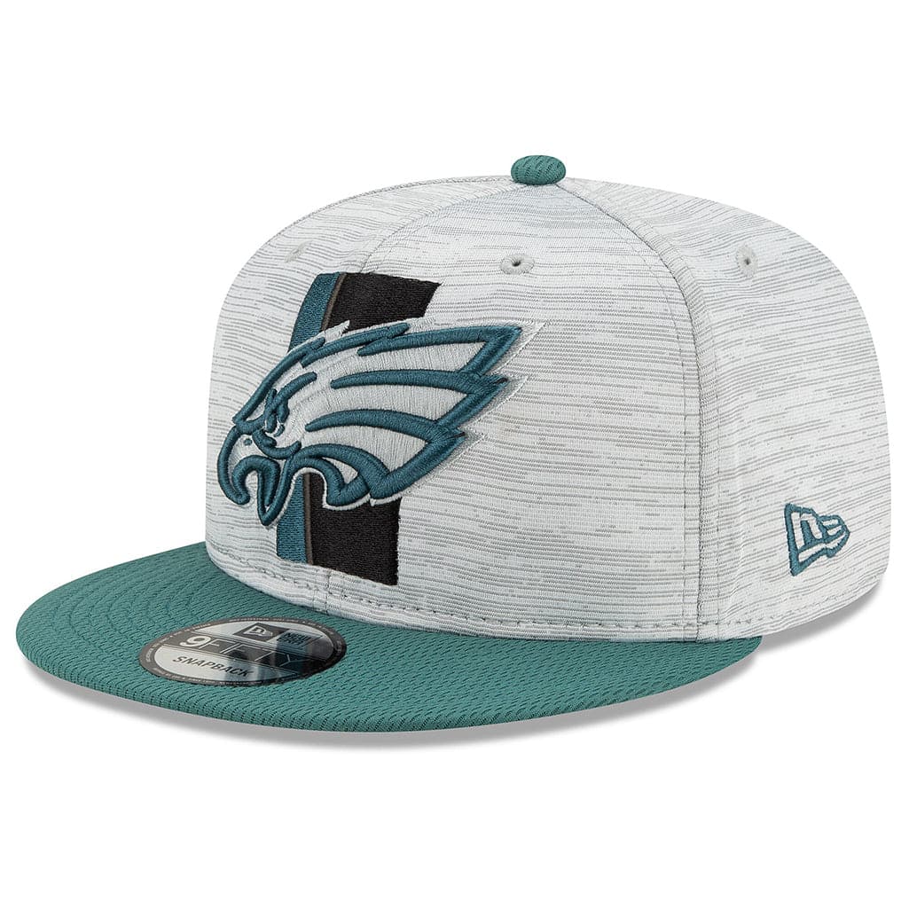 New Era Caps Philadelphia Eagles New Era NFL 2021 Training Camp 9FIFTY Snapback Hat - Grey