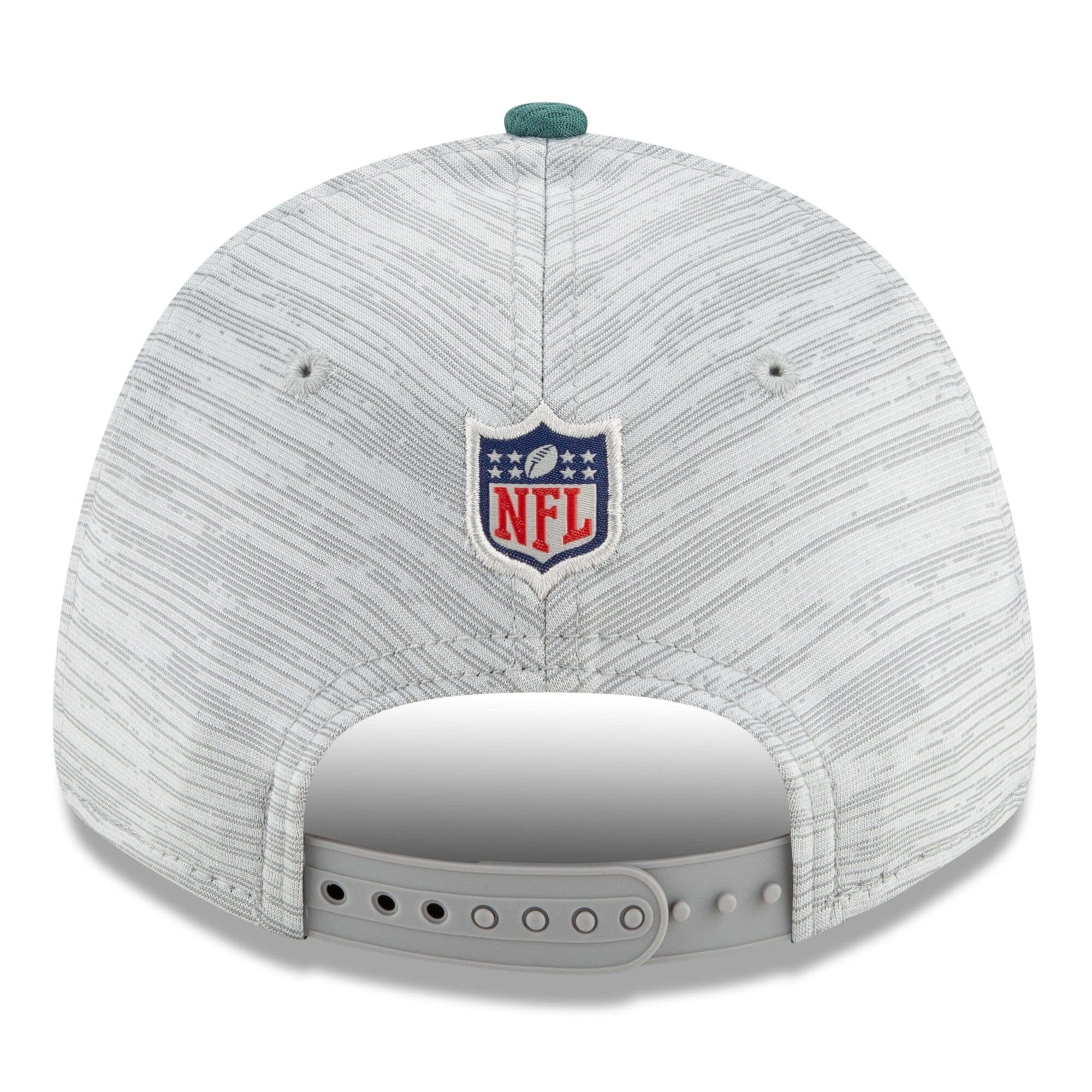 New Era Caps Philadelphia Eagles New Era NFL 2021 Training Camp 9FORTY Curve Stretch Snapback Hat - Grey
