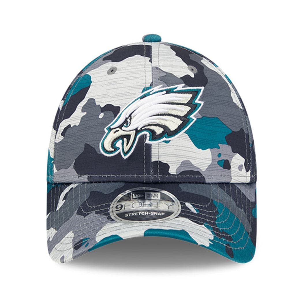 New Era Caps Philadelphia Eagles New Era NFL 22 Training Camp 9FORTY Stretch Snap Hat - Camo
