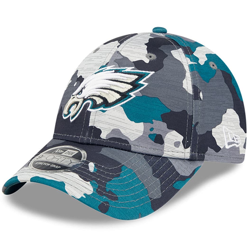 New Era Caps Philadelphia Eagles New Era NFL 22 Training Camp 9FORTY Stretch Snap Hat - Camo