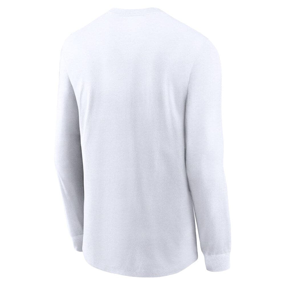 Nike T-Shirts Philadelphia Eagles Nike NFL Historic Long Sleeve Tri-Blend T-Shirt - White
