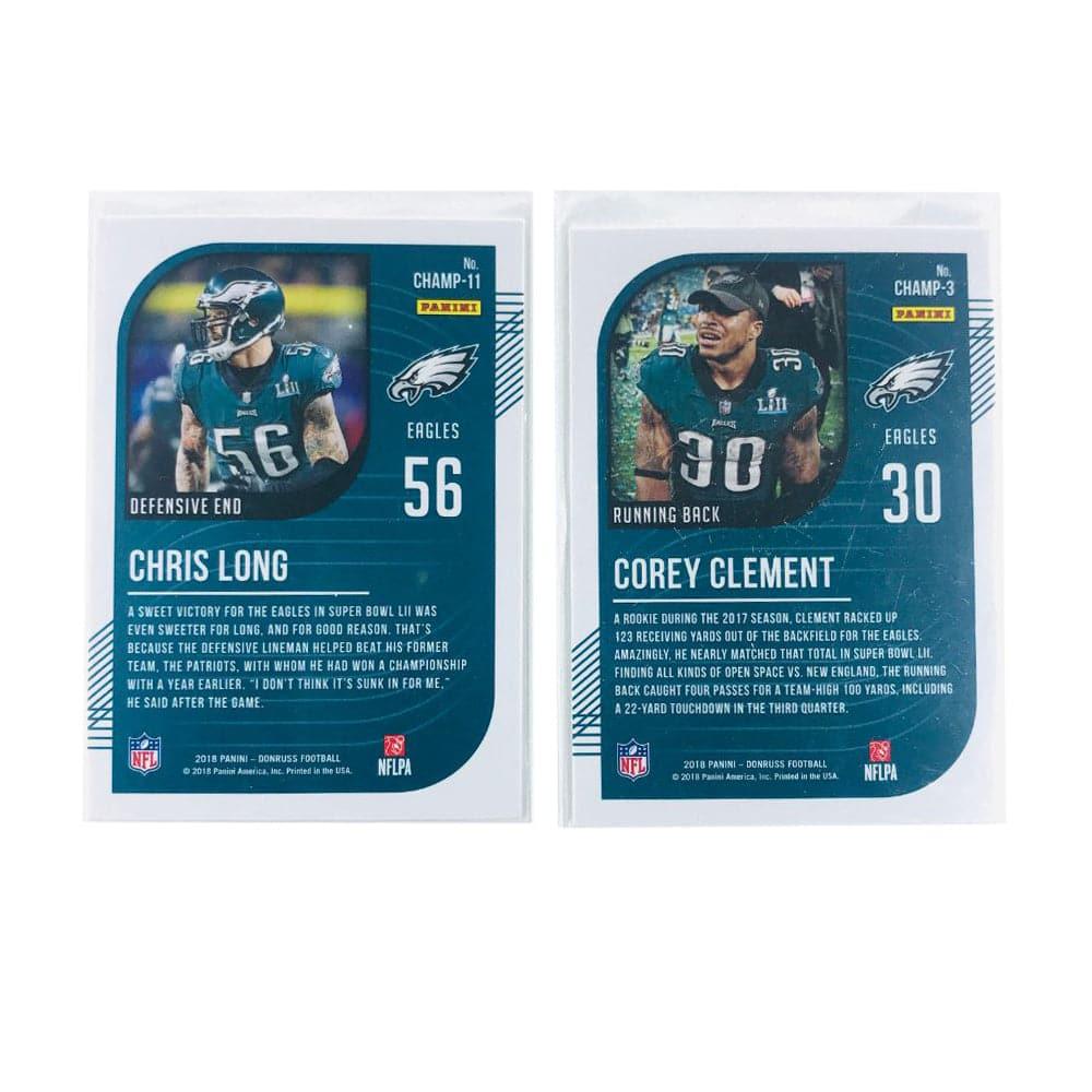 Panini Cards Philadelphia Eagles Panini NFL The Champ Is Here 2 Trading Card Set