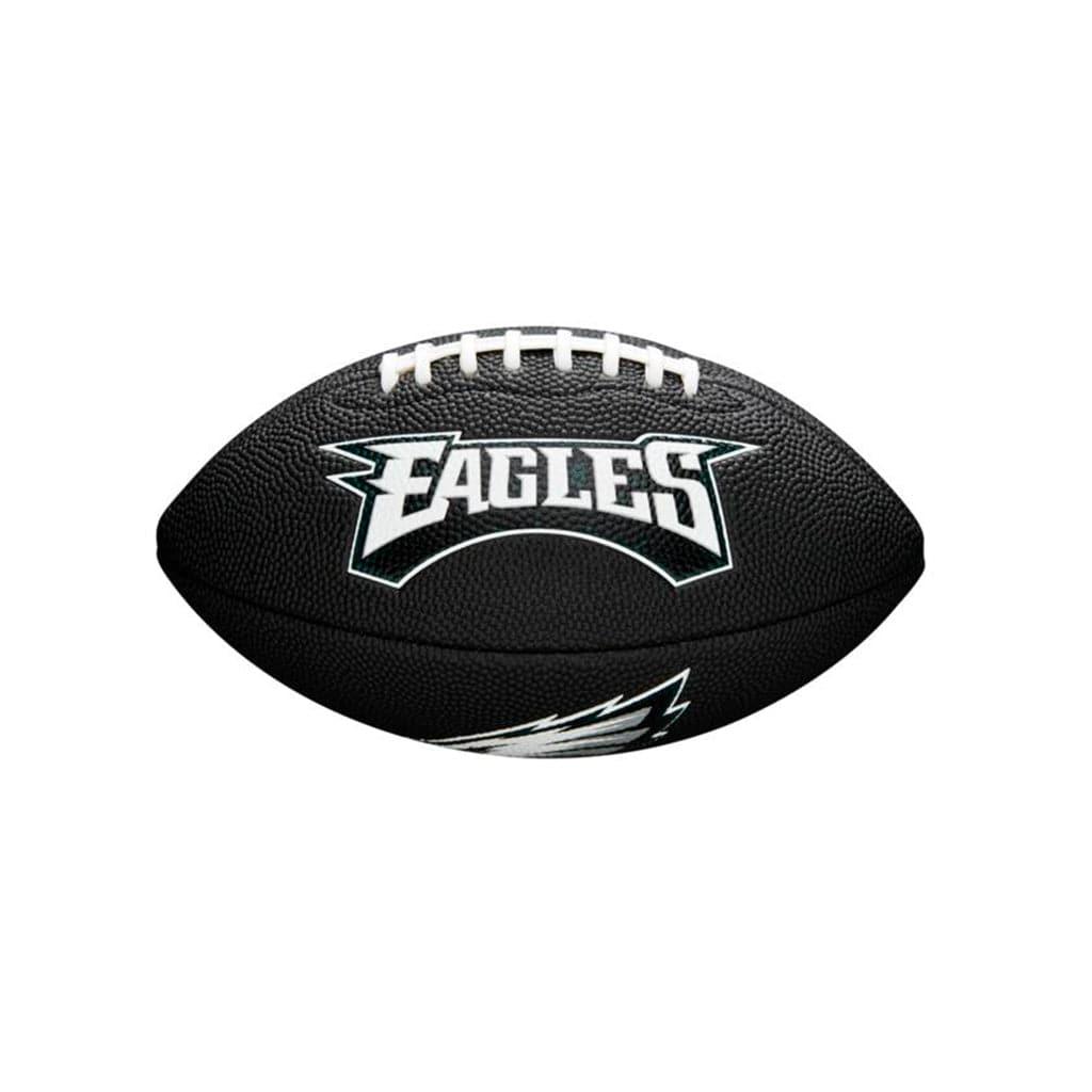 Wilson Sporting Goods Balls Philadelphia Eagles Wilson NFL Mini Size Team Football - Black