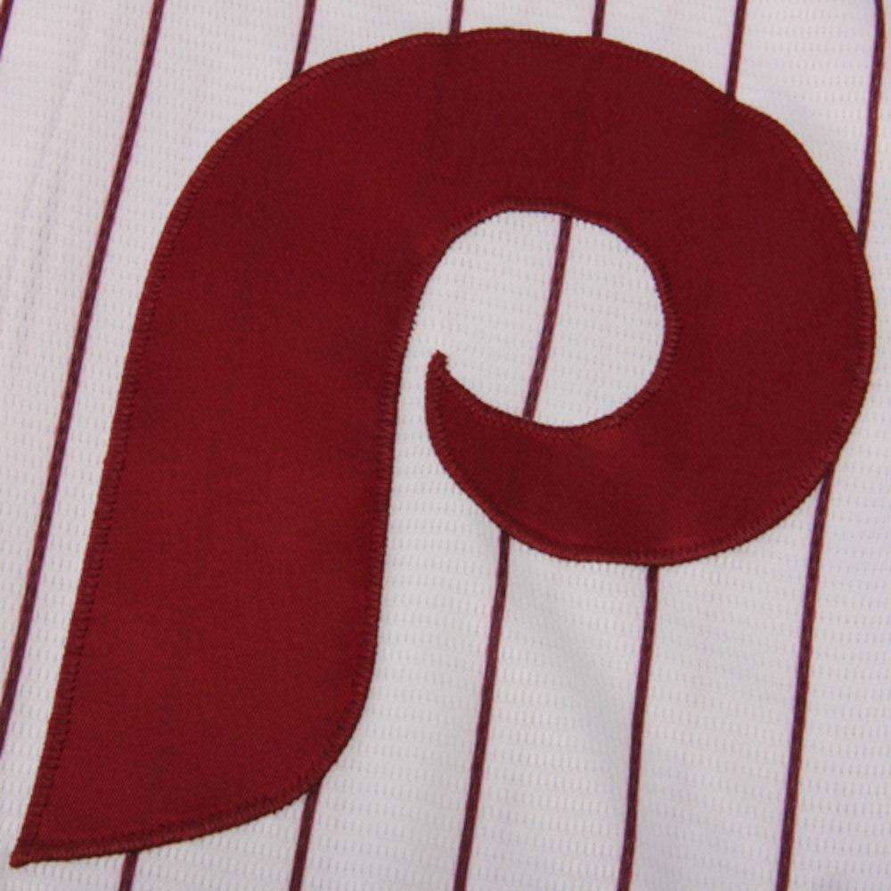 Majestic Athletic Jerseys Philadelphia Phillies Majestic MLB Cooperstown Cool Base Replica Jersey - White