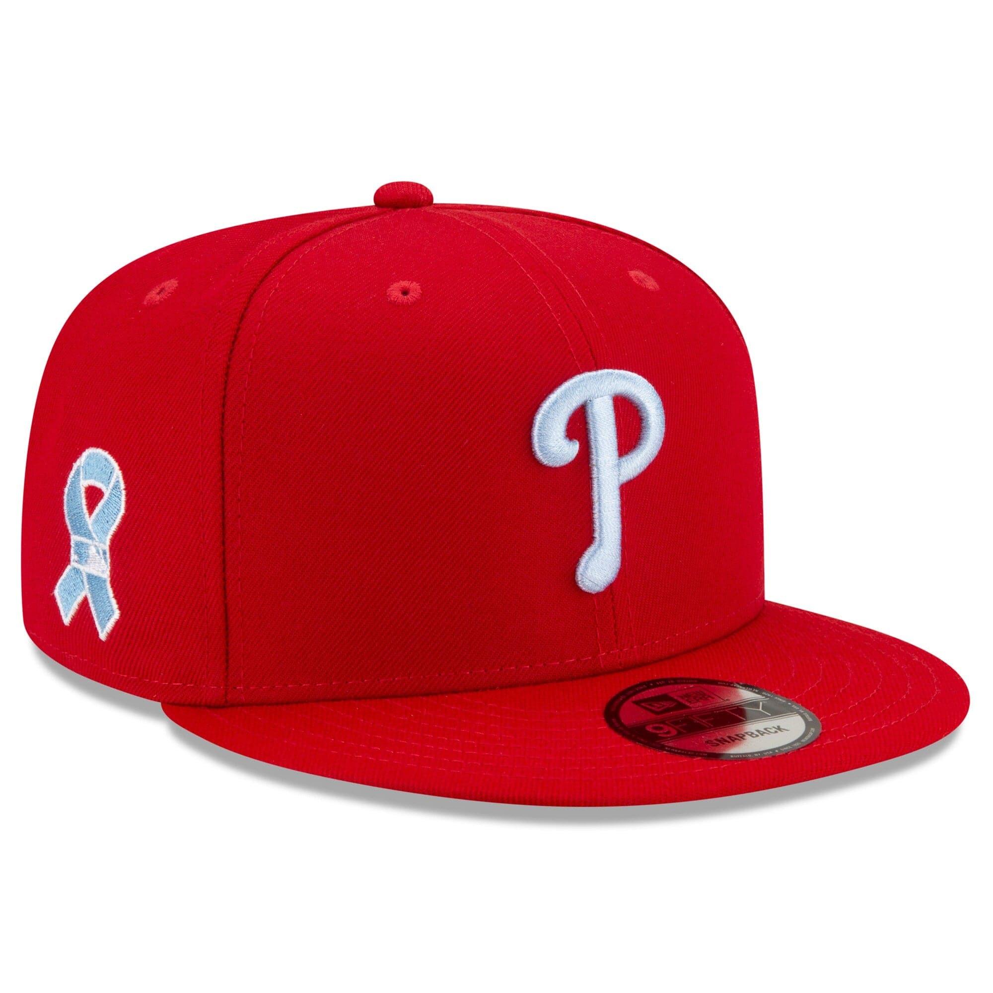 New Era Caps Philadelphia Phillies New Era MLB 2021 Fathers Day 9FIFTY Snapback Hat - Red