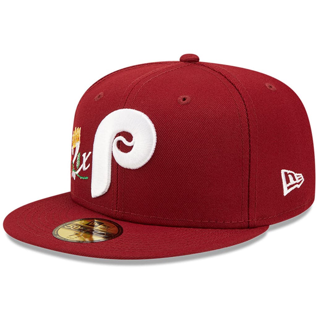 New Era Caps Philadelphia Phillies New Era MLB Crown Champs 59FIFTY Fitted Hat - Red