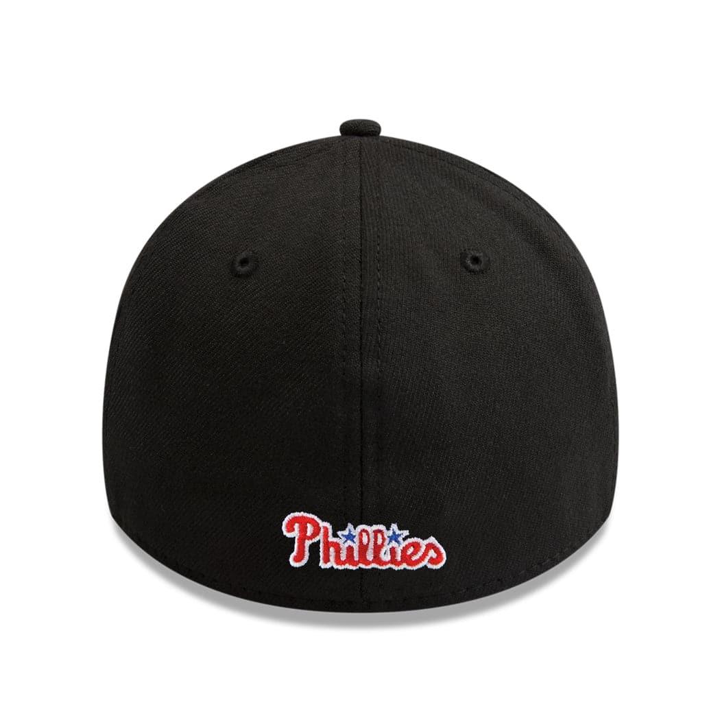 New Era Caps Philadelphia Phillies New Era MLB Team Classic 39THIRTY Curve Hat - Black